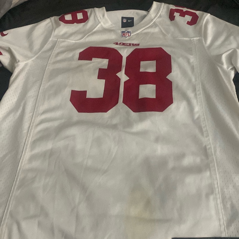 NFL 49ers Jersey mens lg number 38